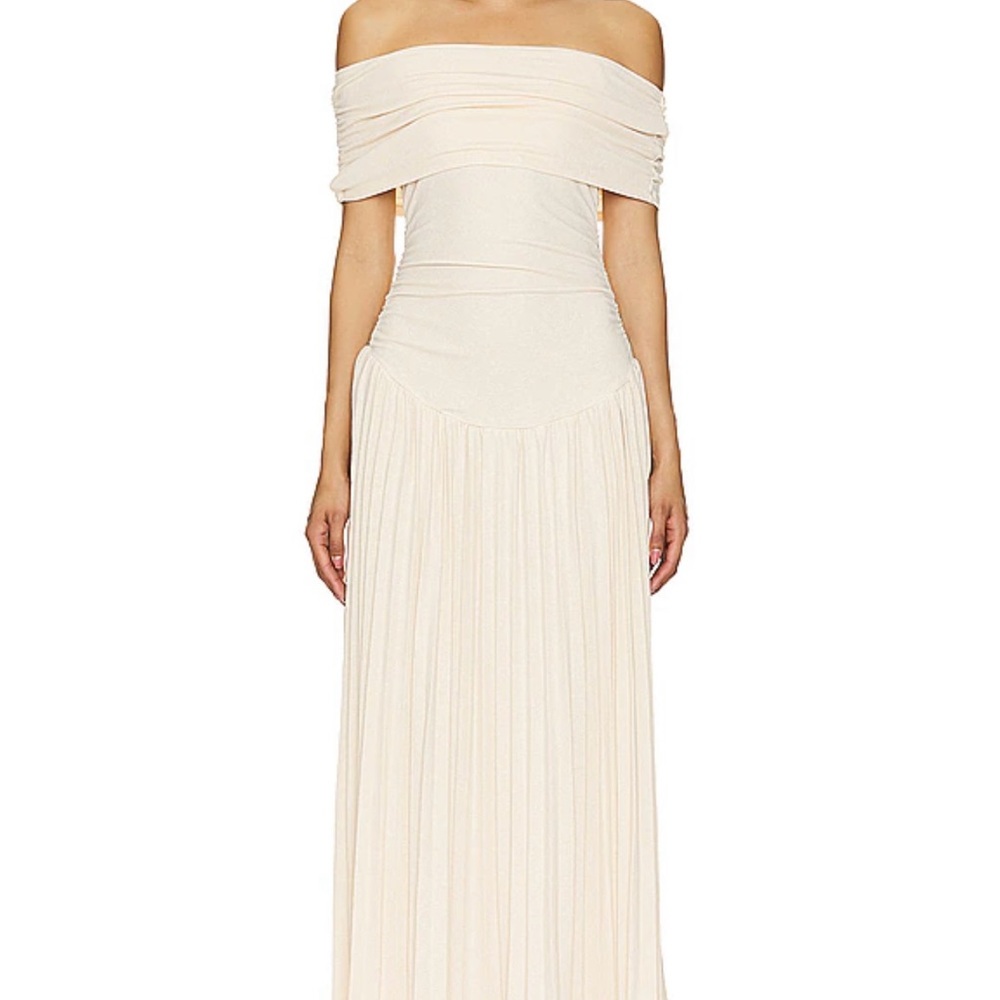 Field Of Dreams Dress in Oatmeal